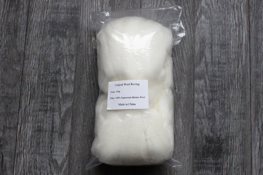 Pure Superwash Wool Roving