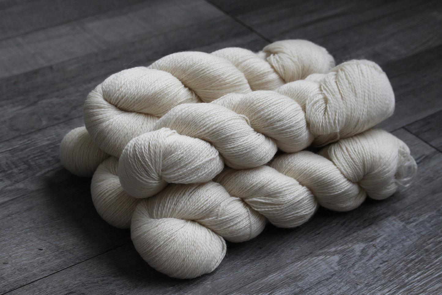 Undyed Alpaca Wool  Lace  2 Ply