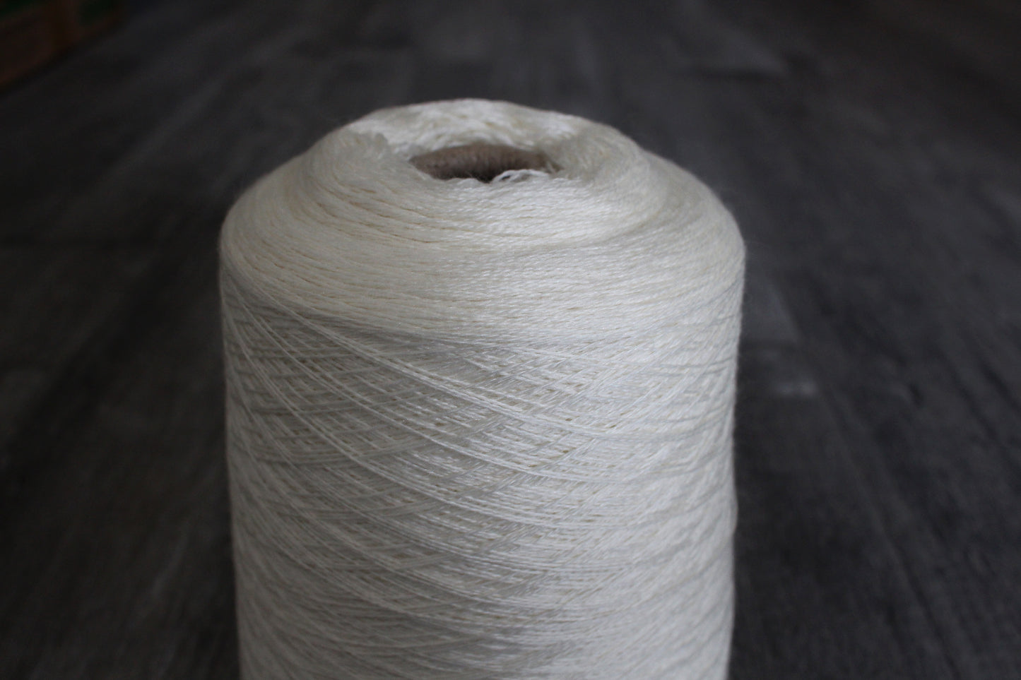 Undyed Wool Silk Cone