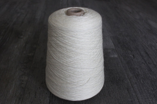 Undyed Wool Silk Cone