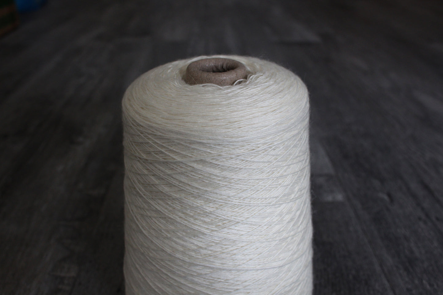 Undyed Wool Silk Cone