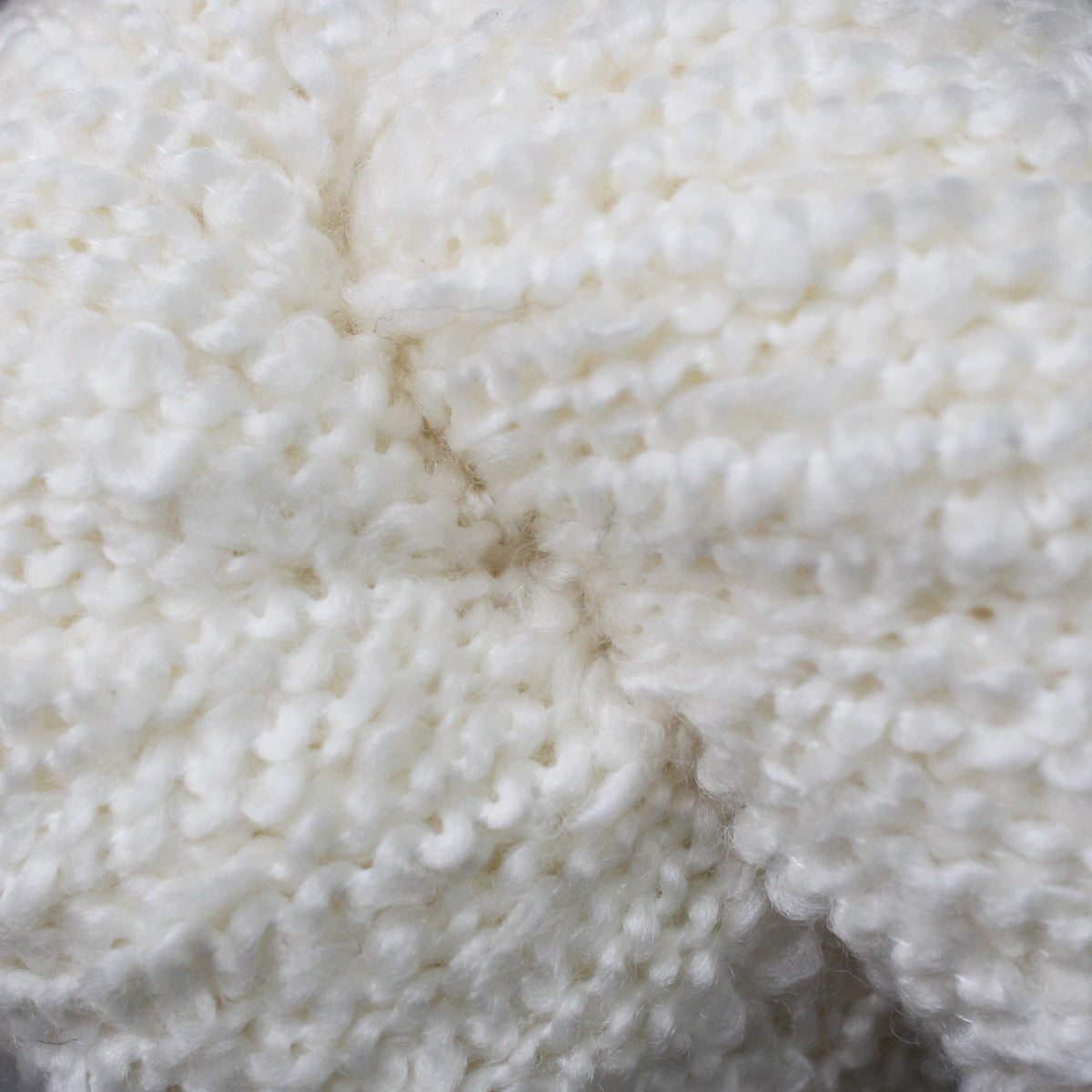 Undyed Wool Boucle Worsted 1 Ply